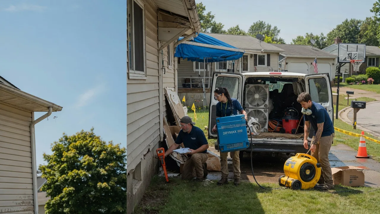 Ceiling Leak Cleanup in Ricketts, IA near me